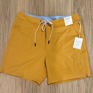 Fair Harbor Men's Gold Board Shorts